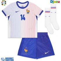 Francuska Adrien Rabiot #14 Gostujuci Dres za djecu EP 2024 Kratak Rukav (+ Kratke hlače)